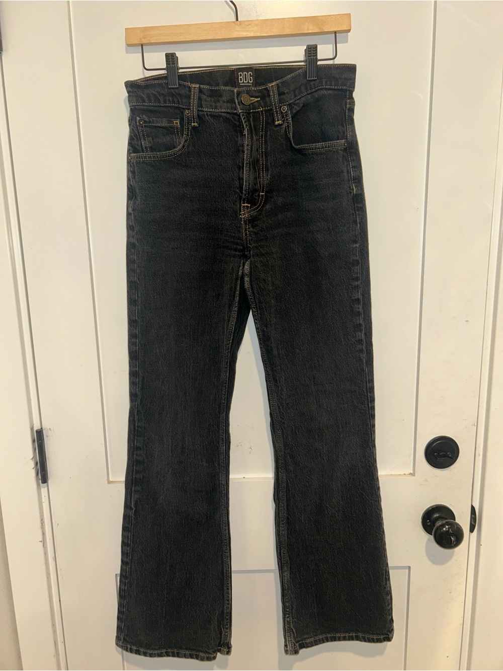 BDG 90's Bootcut Jeans Women's 28 Black Stretch Mid Rise Urban Outfitters